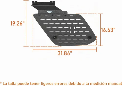 Vista 9 de u-Box Kit de panel Molle exterior de ventana trasera, sistema modular de panel de almacenamiento para Toyota 4Runner 2010-2024