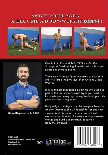 Vista 2 de CRITICAL BENCH.COM DVD de entrenamiento de bestia de peso corporal