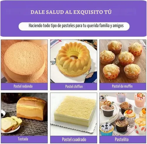 Vista 8 de Acidea Juego de utensilios de silicona antiadherente, 7 piezas de molde para hornear, económico, sin BPA, resistente al calor, kit de herramientas