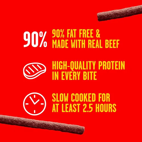 Vista 4 de Pup-Peroni Golosinas para perros, sabor a carne magra, 22.5 onzas, hechas con carne de res real, 90% libre de grasa