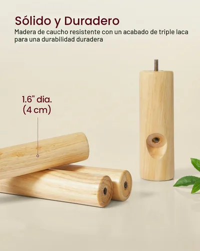 Vista 6 de VASAGLE Perchero de Madera Maciza, Perchero de Pie en Forma de Árbol con 8 Ganchos, 3 Opciones de Altura, para Ropa, Sombreros, Bolsos, Sala
