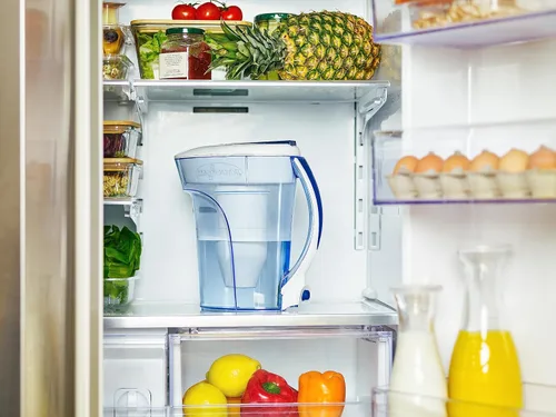 Vista 7 de ZeroWater Jarra de filtro de agua de 5 etapas lista para verter de 10 tazas 0 TDS para un mejor sabor al agua del grifo, certificado IAPMO