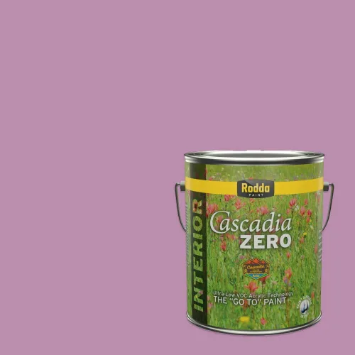 Vista 51 de Rodda Paint CASCADIA ZERO - Pintura plana e imprimación para interiores en uno, cuarto de galón, rosa Mullen
