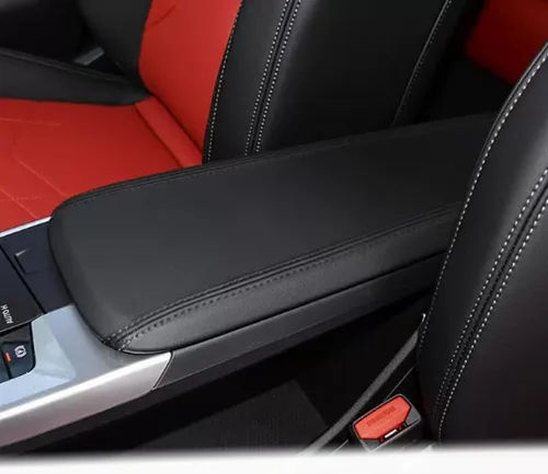 Vista 46 de Accesorios interiores personalizados para Lexus RX350 2010 2011 2012 2013 2014 2015 Cubierta de caja de reposabrazos tapa de consola central, cojín