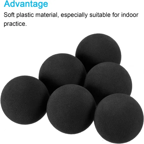 Vista 4 de PATIKIL Bolas de espuma de golf, paquete de esponja para ejercicio de vuelo, práctica de swing para entrenamiento en interiores