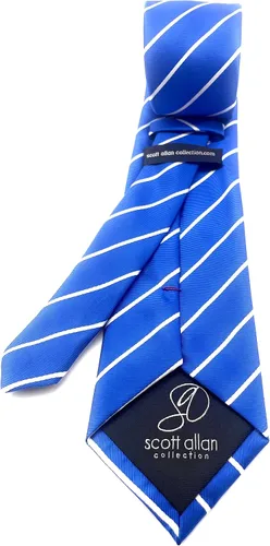 Vista 61 de Scott Allan - Corbatas de rayas para hombre - Corbata tejida para hombre