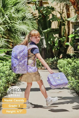 Vista 19 de Juego de mochila para niños de 16 pulgadas con bolsa de almuerzo aislada y estuche para lápices