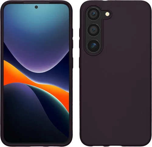 Vista 166 de kwmobile Funda compatible con Samsung Galaxy S23 - Funda protectora de silicona TPU suave y delgada - Piedra antigua