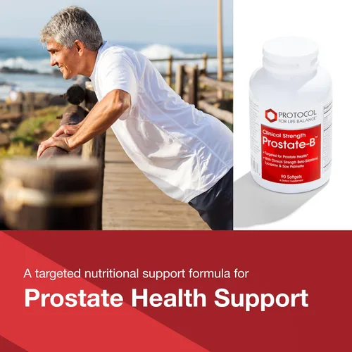 Vista 3 de PROTOCOL FOR LIFE BALANCE Prostate-B Clínica Fuerza Clínica, Hombres, 90 Cápsulas Blandas Prostate Health Supplement for Men, with Beta