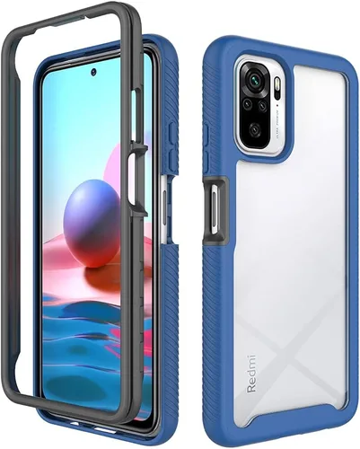 Vista 11 de Funda de parachoques para Xiaomi Redmi Note 10S, protección de doble capa para Xiaomi Redmi Note 10S, parachoques delantero de PC + contraportada