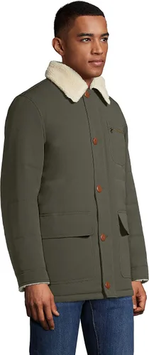 Vista 3 de Lands' End Abrigo de granero con forro polar Sherpa para hombre