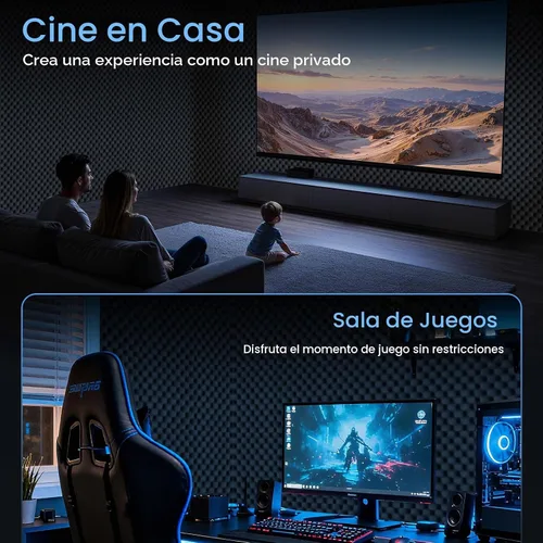 Vista 2 de Paquete de 4 paneles de espuma acústica, 48 x 24 x 1 pulgadas, espuma a prueba de sonido, con cancelación de ruido de alta densidad para estudio