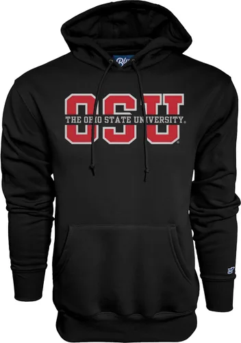 Vista 12 de Blue 84 NCAA - Sudadera con capucha para hombre con apliques de sarga de nivel superior