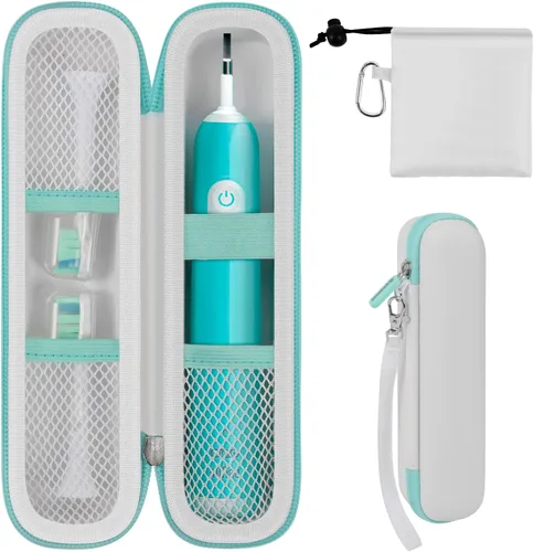 Vista 13 de Funda rígida de viaje para cepillo de dientes compatible con Oral-B Pro 1000, 2000, 3000, 3500, 1500/ para cepillo de dientes eléctrico Philips