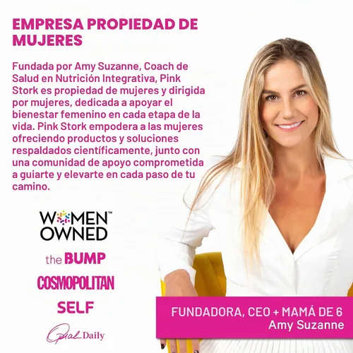Vista 5 de Pink Stork Gomitas de suplemento de hierro prenatal para mujeres, 20 mg, 60
