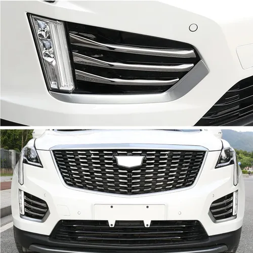 Vista 2 de Luces de niebla cromadas que moldean los ajustes de ventilación de aire laterales para Cadillac XT5 2017-2026