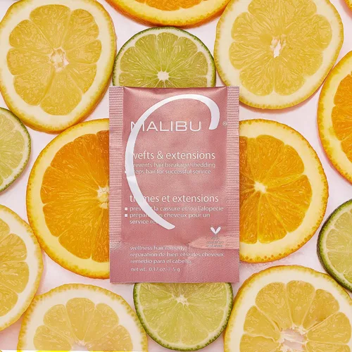 Vista 5 de Malibu C Tramas y extensiones – Contiene 2 paquetes de remedios para el cabello – Elimina la acumulación + evita la rotura del cabello – Cuidado