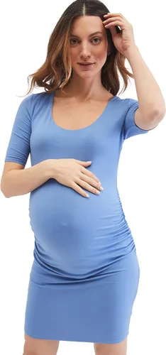Vista 6 de Motherhood Maternity Vestido ajustado de maternidad para mujer para casual o baby shower Negro