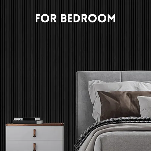 Vista 5 de RITOLLO Paneles de madera para pared de 4.92 x 7.68 pulgadas, paneles acústicos para decoración de pared interior, panel de absorción de sonido