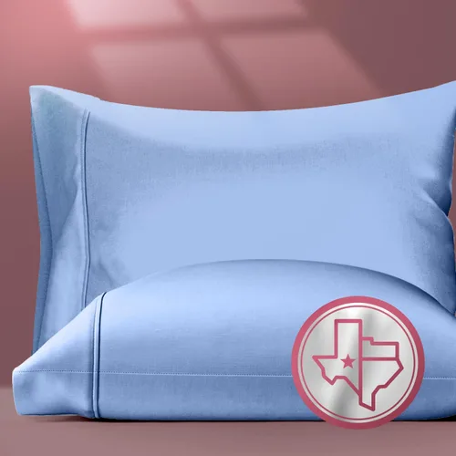 Vista 19 de TEXAS LINEN CO. Fundas de almohada 100% algodón egipcio tamaño Queen – Lujosas fundas de almohada de alta cantidad de hilos de la serie 800