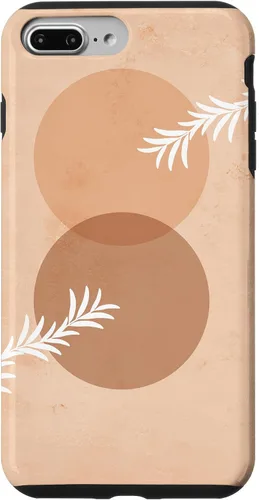 Vista 12 de iPhone 16 Moon Phases Plant Boho Beige Terracotta Bohemian Aesthetic Case
