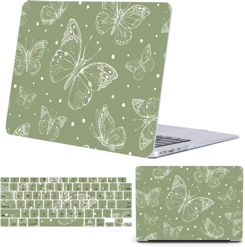Vista 25 de Funda rígida de plástico para MacBook Air de 15 pulgadas y cubierta Mármol de oro beige