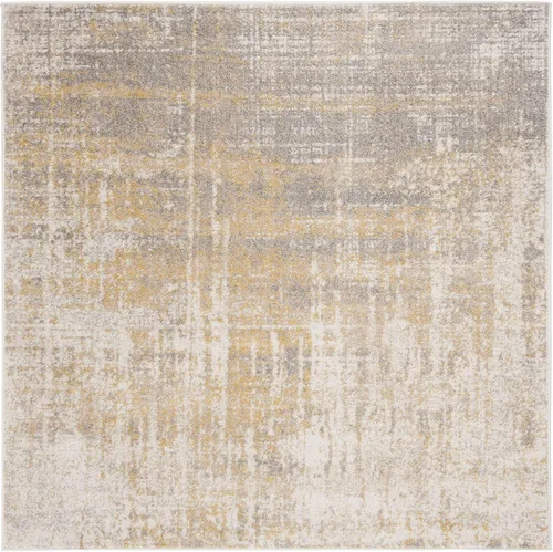 Vista 40 de SAFAVIEH Adirondack Collection - Alfombra de pasillo de 2 pies 1 pulgada x 8 pies, beige y pizarra, diseño abstracto moderno, no desprende pelusa
