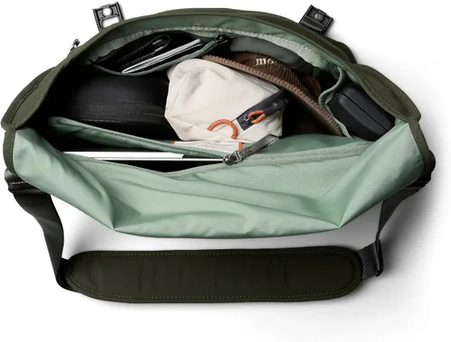 Vista 5 de Bellroy Classic Messenger - Bolsa para portátil de 14 pulgadas, color verde Oliva