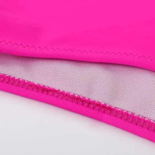 Vista 5 de OMKAGI - Bikini de cintura alta para mujer con realce dos piezas estilo de banda cruzada