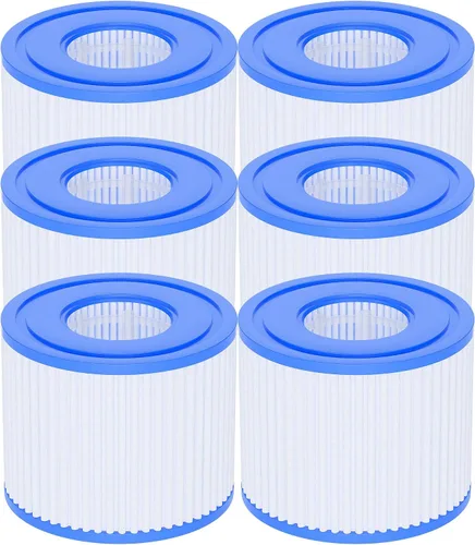 Vista 10 de AQUALTRA Cartucho de filtros para bañera de hidromasaje tipo VI compatible con Lay-Z Spa, 90352E 58323E 58323 58324 90427E Filtros inflables