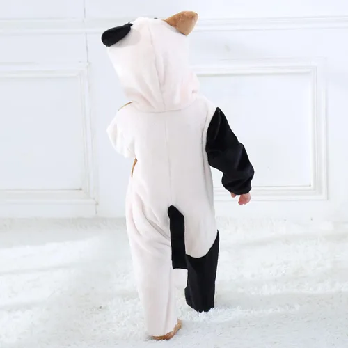 Vista 8 de TONWHAR Disfraz unisex de Halloween de animales para bebé y niño pequeño para otoño e invierno