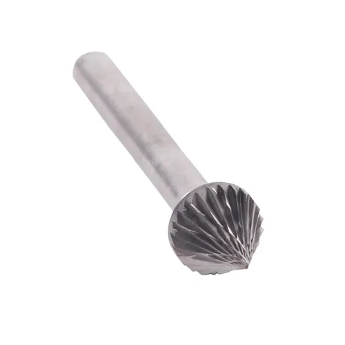 Vista 114 de Drill America SA-1 Rebaba de carburo/lima giratoria cilíndrica de doble corte para amoladora de troquel de 1/4" de diámetro x 5/8" de longitud