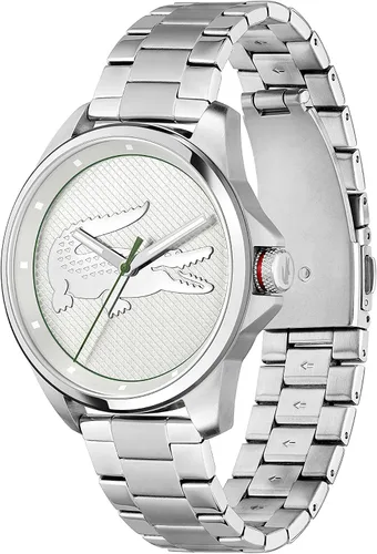Vista 2 de Lacoste Reloj de cuarzo para hombre con correa de acero inoxidable plata 20 Modelo 201132 Plateado Hombres