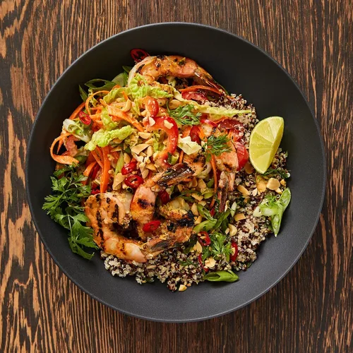Vista 6 de RiceSelect Quinua tricolor, grano entero, sin gluten, sin OMG, vegano, tarros de 22 onzas, 4