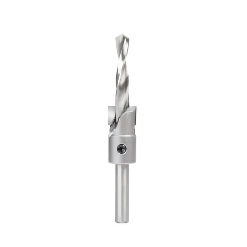 Vista 5 de Amana Tool 55145 Atornillado con punta de carburo sin vástago con taladro en espiral lento 1-1/8" D x 1/2" taladro