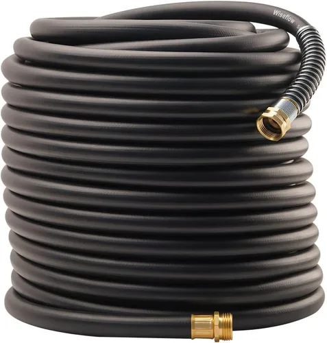 Vista 22 de Wiseflow Leader Hose Manguera de agua resistente de 3 x 5/8 pulgadas con accesorios de latón macho a hembra, extensor de manguera corta para carrete