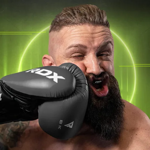 Vista 8 de RDX Protector Bucal para Boxeo MMA Kickboxing Muay Thai Judo Karate - Protector de Mandíbula con Funda de Almacenamiento para Adultos, Artes