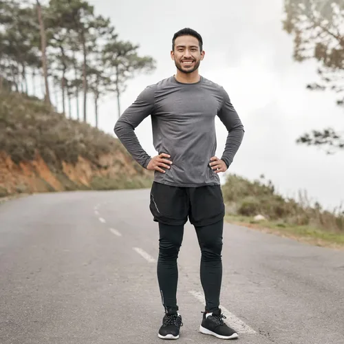 Vista 6 de Ce Cerdr Camisa de entrenamiento para hombre de secado rápido y manga corta