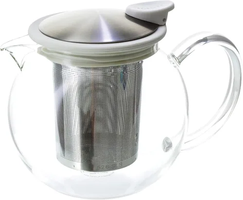 Vista 9 de FORLIFE Bola - Tetera de cristal con infusor de cesta, 25 oz./25.4 fl oz., grafito negro