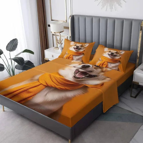 Vista 57 de Juego de sábanas tamaño individual con águila calva, sábanas de cama de águila, microfibra suave y bolsillo profundo y sábanas estampadas sin