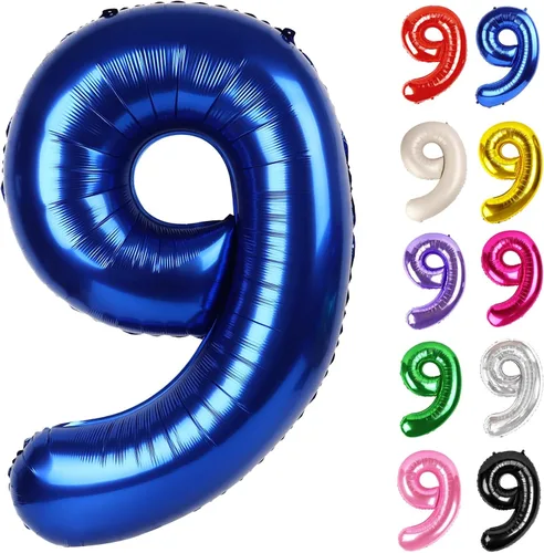 Vista 283 de Globo negro del número 0 de 40 pulgadas – globo número 0, decoraciones