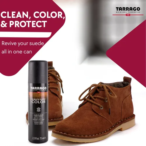 Vista 2 de Tarrago Restaurador de color nubuck y gamuza Restaura el gamuza desteñida para tenis, zapatos, botas, chaquetas, bolsos y más. El color de gamuza