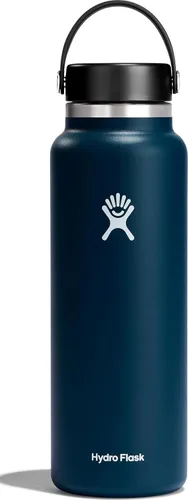 Vista 66 de Hydro Flask Botella de agua – Acero inoxidable aislado – Tapa flexible de boca ancha, antiderrames, a prueba de fugas y recargable en agave de 20