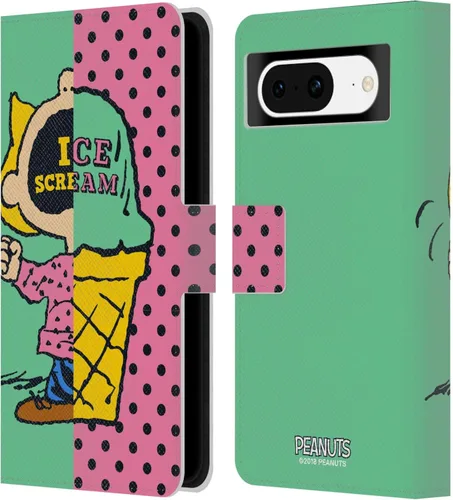 Vista 27 de Head Case Designs Officially Licensed Peanuts Charlie & Woodstock Nap Halfs and Laughs Leather Wallet Case Compatible with Google Pixel 8