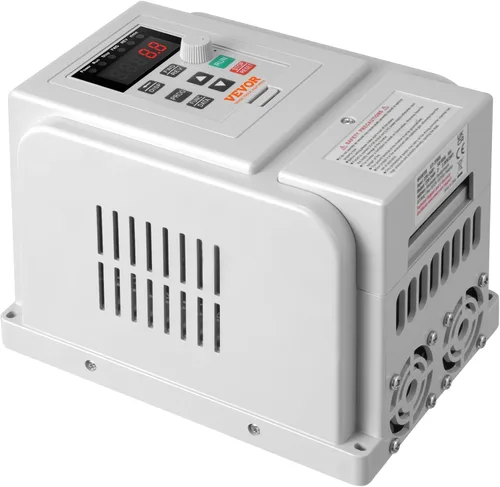 Vista 11 de VEVOR VFD 3HP, 2.2KW, 10A, Entrada 1 Fase 220V-240V a Salida 3 Fases 220V-240V Unidad de Frecuencia Variable, VFD 0-400Hz para Control de Velocidad