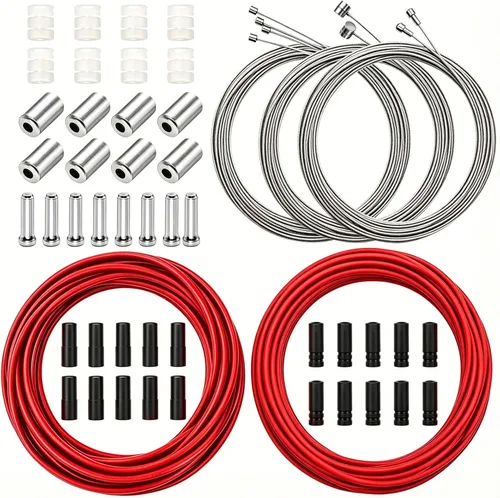 Vista 8 de mankk Cortador universal de cable de bicicleta, cable de freno de bicicleta y cable de cambio, cable de cambio de bicicleta y kit de carcasa
