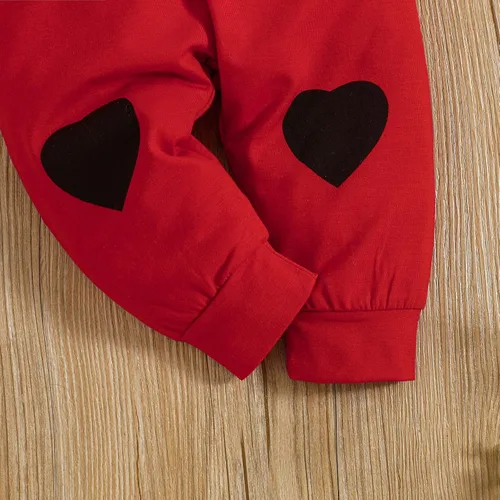 Vista 6 de ODIMAME My 1st Valentine's - Conjunto de ropa para bebé y niño, de 0 a 18 meses