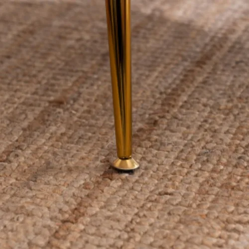 Vista 9 de Silla decorativa de terciopelo moderna con patas de metal, acogedora y suave, tapizada, para sala de estar, dormitorio (verde oscuro)