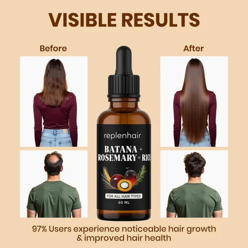 Vista 5 de Aceite de batana para el crecimiento del cabello con ricino de romero, 100% puro, orgánico, prensado en frío, sin refinar de Honduras por Dr. Sebi