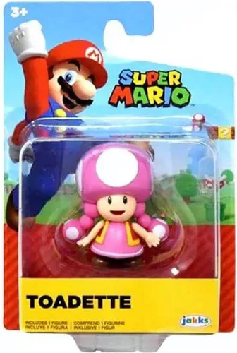 Vista 2 de SUPER MARIO World of Nintendo 41142 - Figura articulada - 2.5in - Figura Toadette